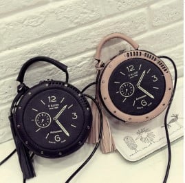 Personalized Small Clock Bag for Unique Style