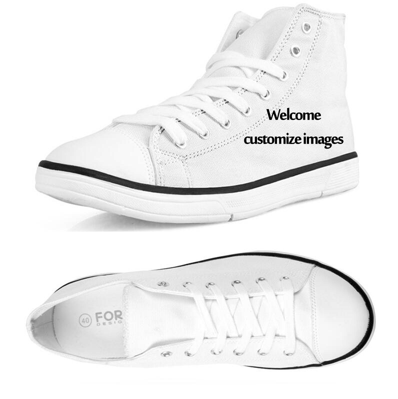 Custom High-Top Canvas Shoes for Adults