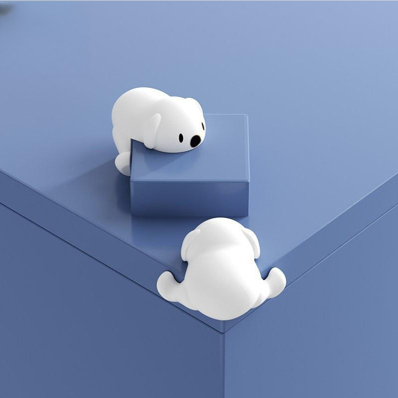 Puppy Cartoon Silicone Table Corner Protective Cover