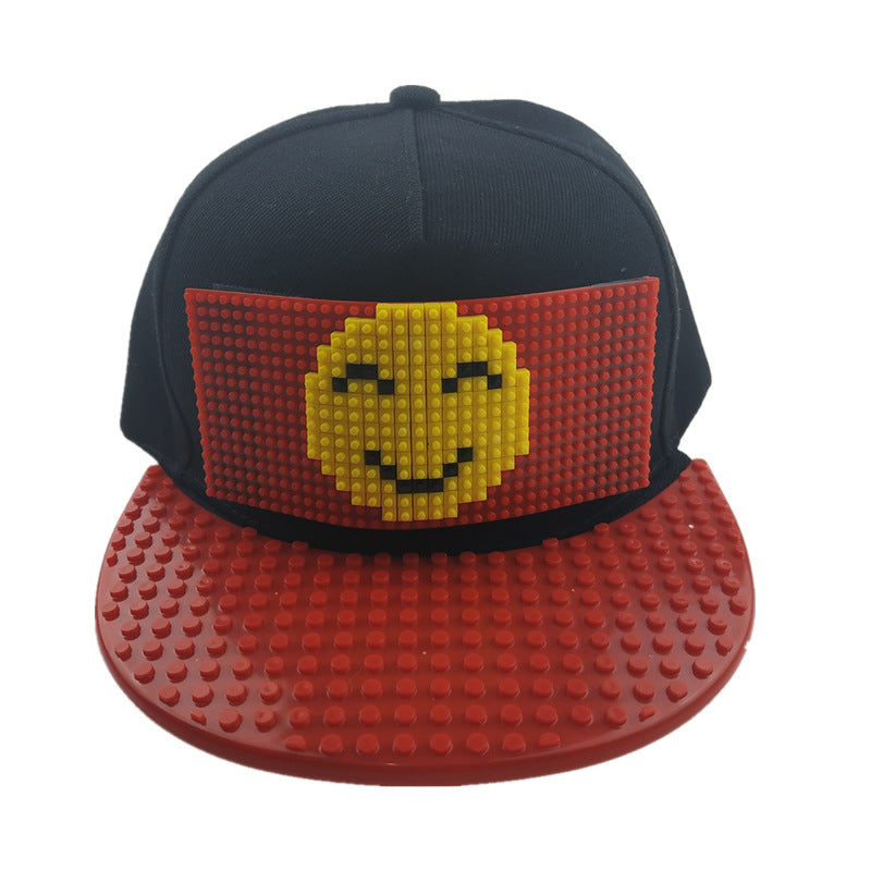 Kids Bricky DIY Lego Blocks Baseball Hat