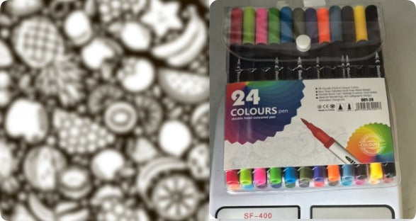 DIY Coloring Blanket With Markers