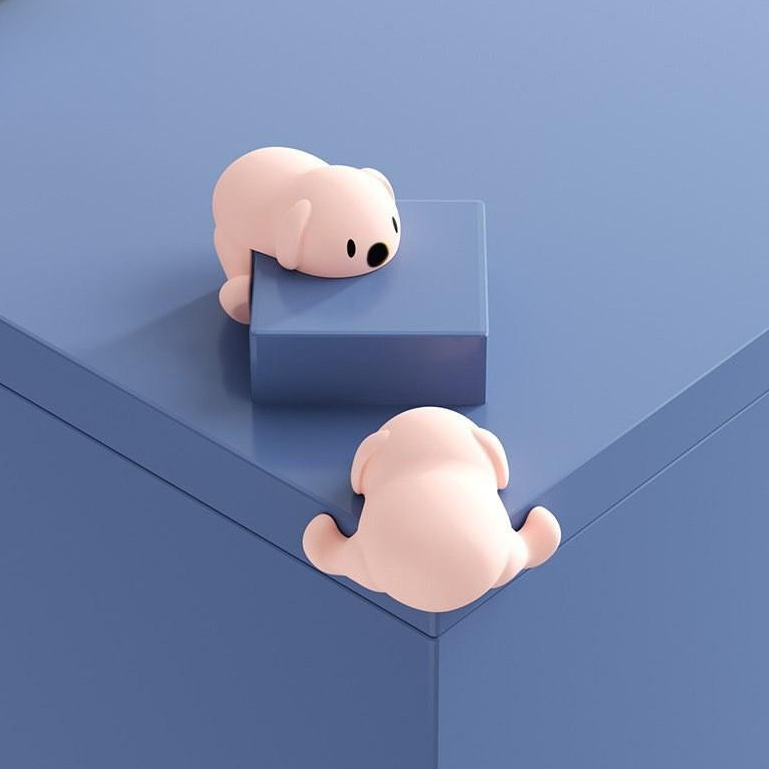 Puppy Cartoon Silicone Table Corner Protective Cover