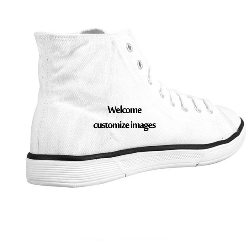 Custom High-Top Canvas Shoes for Adults