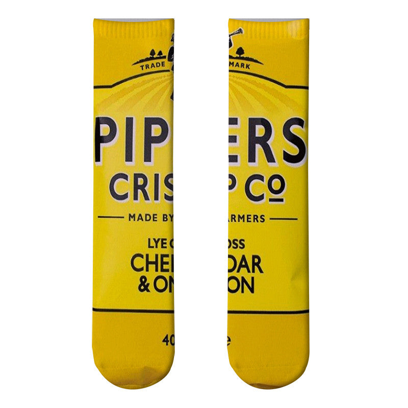 3D Printed Potato Chips Socks with Unique Design