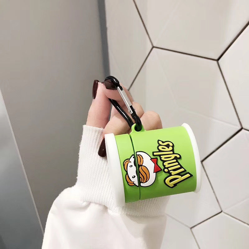 3D Potato Chips AirPods 1/2 Case - PVC Protection