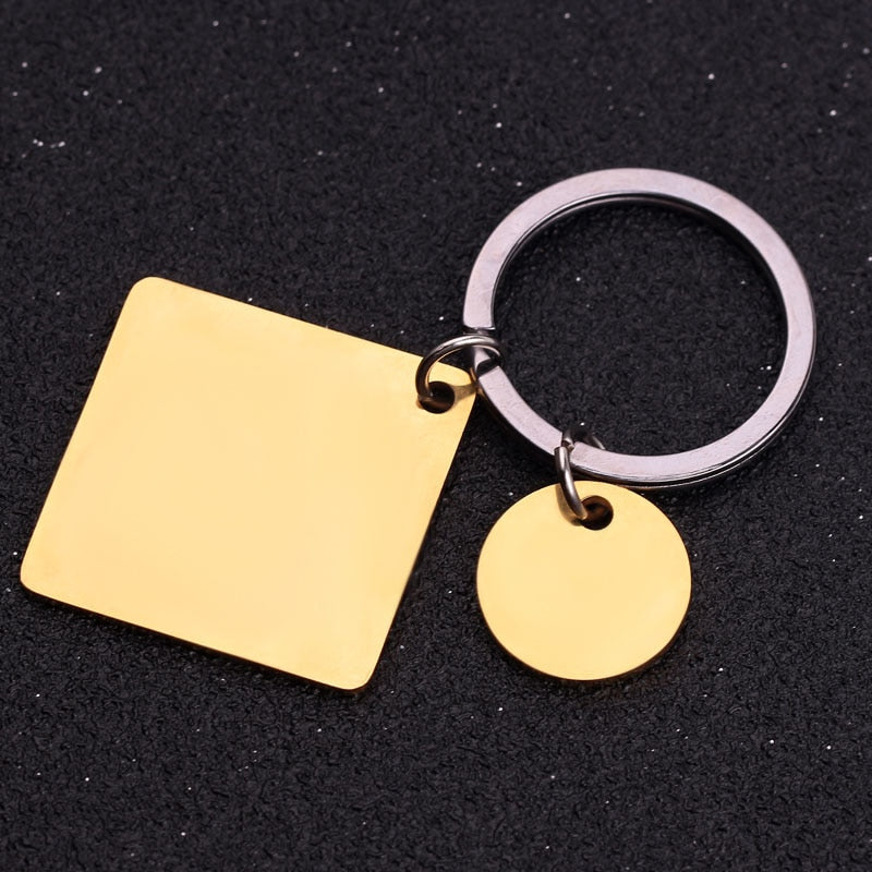 Personalized Calendar Keychain with Custom Date & Name