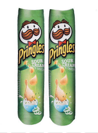 3D Printed Potato Chips Socks with Unique Design