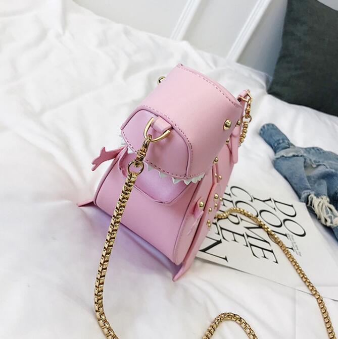 Cute Dinosaur Shaped Shoulder Bag with Sweet Style