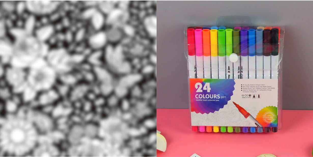 DIY Coloring Blanket With Markers