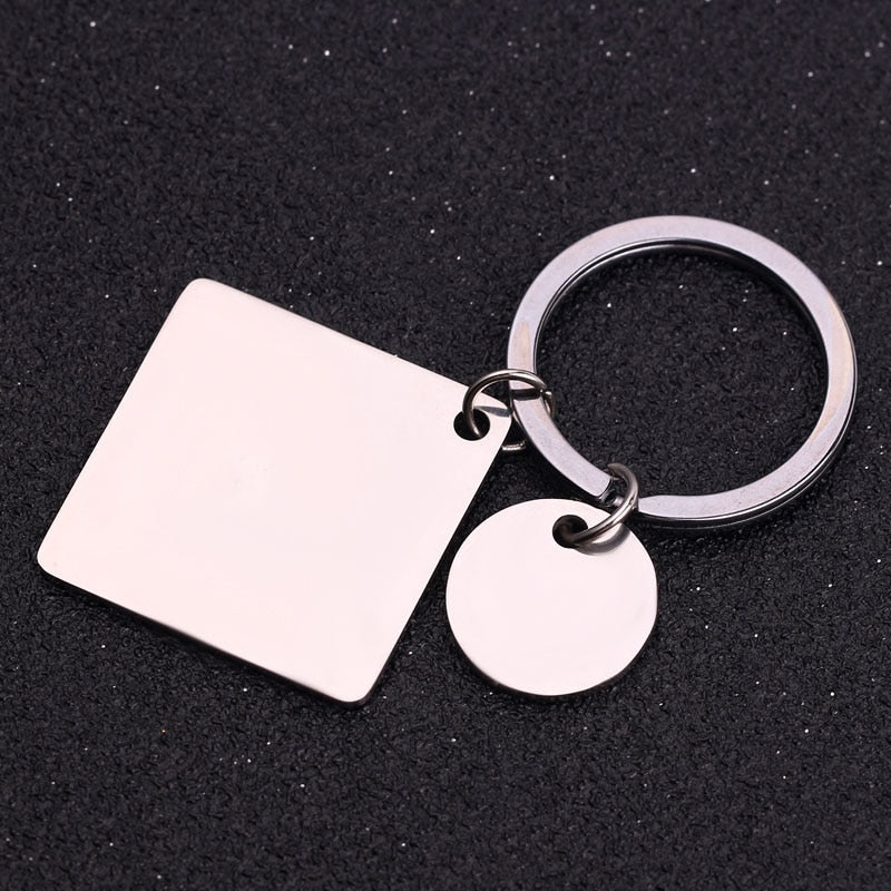 Personalized Calendar Keychain with Custom Date & Name