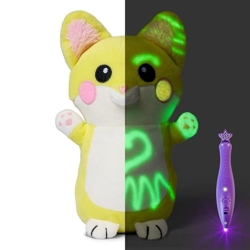Glow-in-the-dark Plush Luminous Toy with Drawing Pen