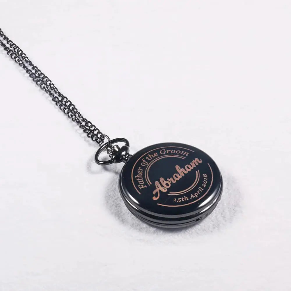 Personalized Men's British Style Mechanical Pocket Watch