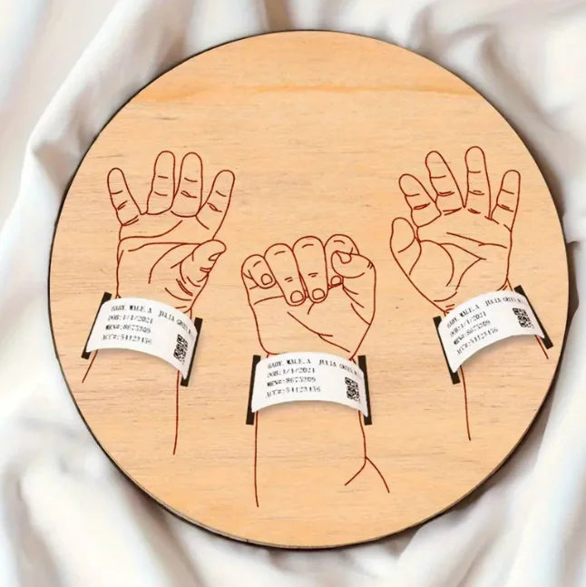 Personalized Baby Wooden Plaque