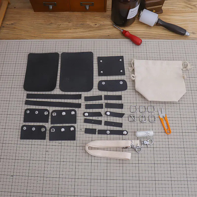 Retro Hand-woven Messenger Bag for DIY Gifts
