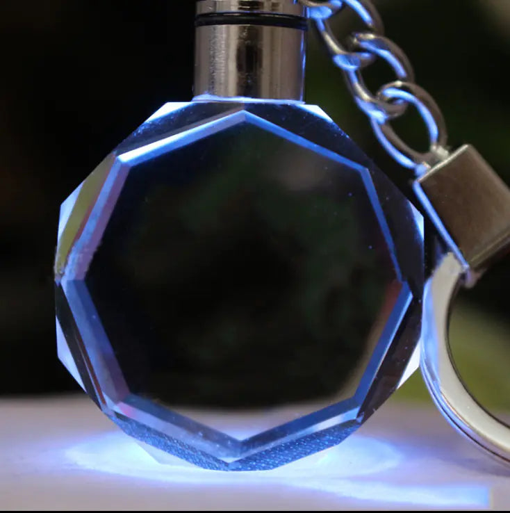 Custom Crystal Keychain with Logo for Events and Gifts