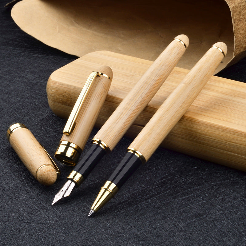 Handcrafted Bamboo Pen Set with Custom Engraving