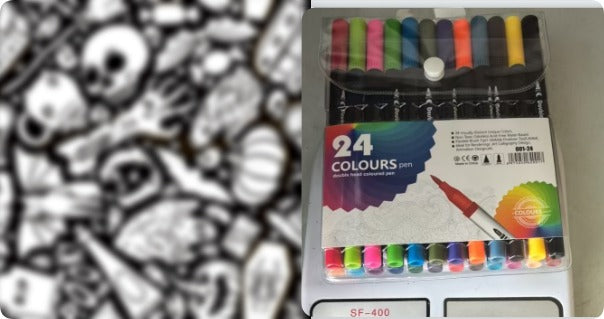 DIY Coloring Blanket With Markers