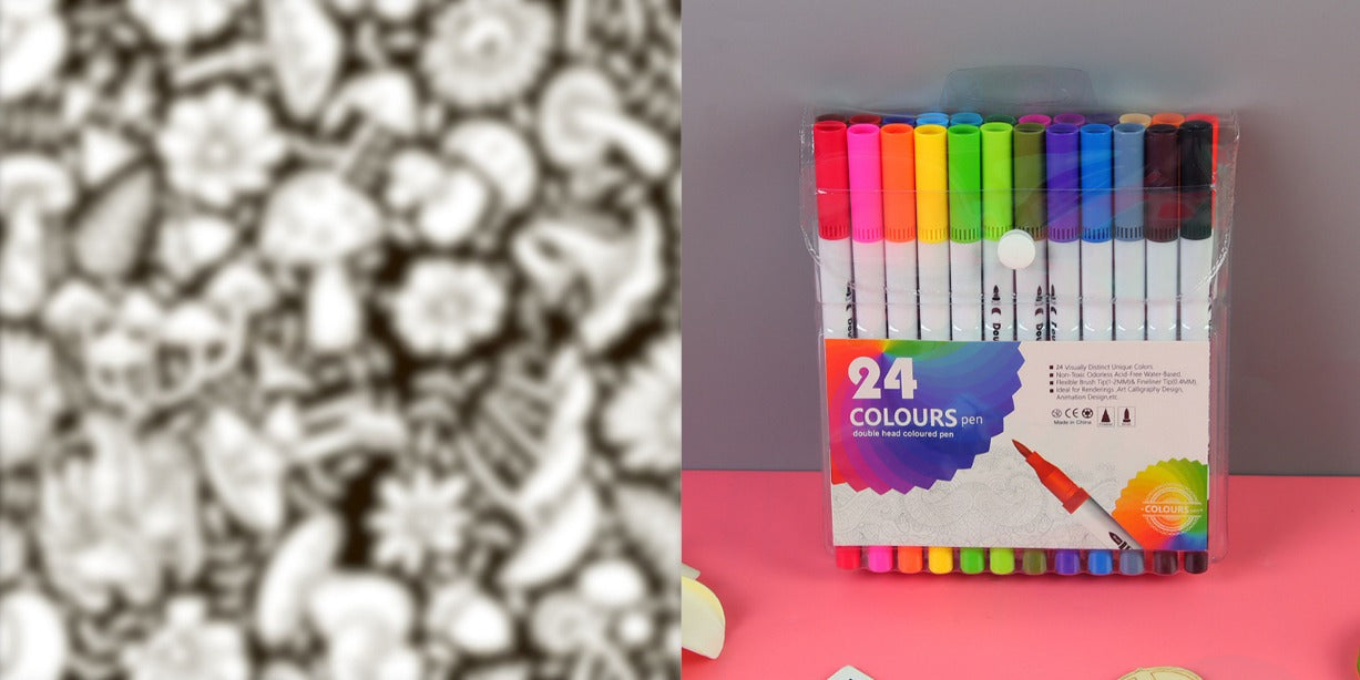 DIY Coloring Blanket With Markers