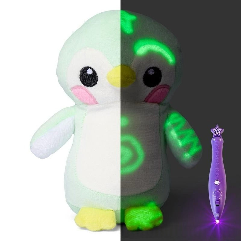 Glow-in-the-dark Plush Luminous Toy with Drawing Pen