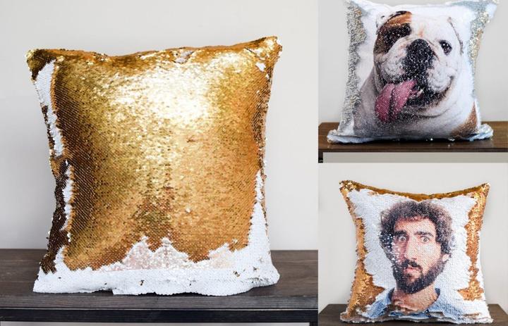 Personalized Sequin Pillowcase - Custom Design