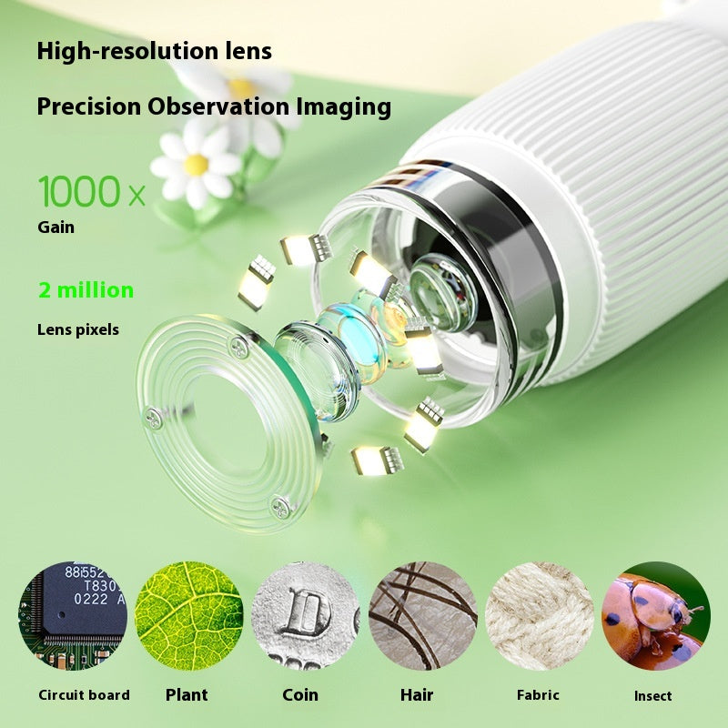 Kids Portable Handheld Microscope