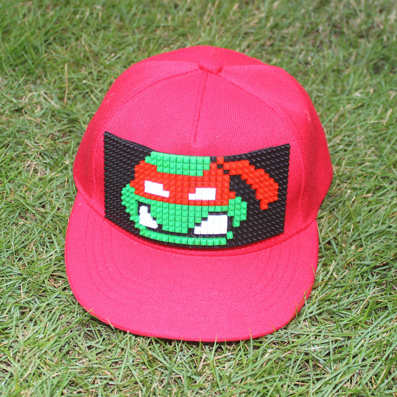 Kids Bricky DIY Lego Blocks Baseball Hat
