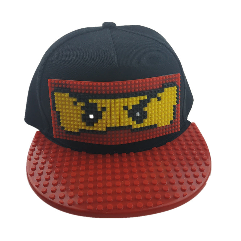 Kids Bricky DIY Lego Blocks Baseball Hat