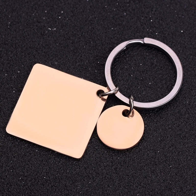 Personalized Calendar Keychain with Custom Date & Name