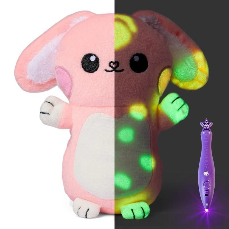 Glow-in-the-dark Plush Luminous Toy with Drawing Pen