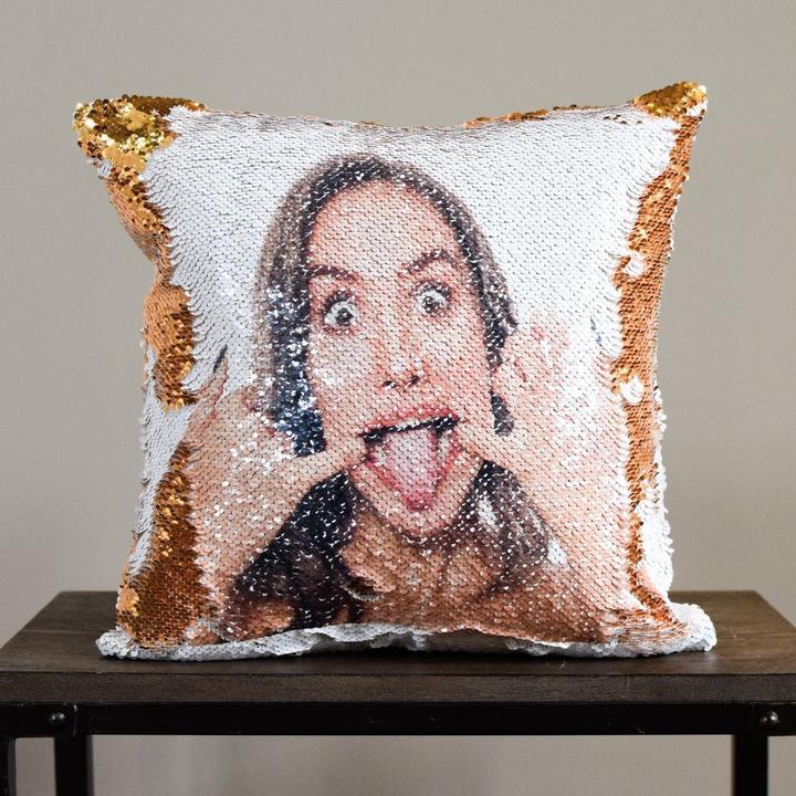 Personalized Sequin Pillowcase - Custom Design