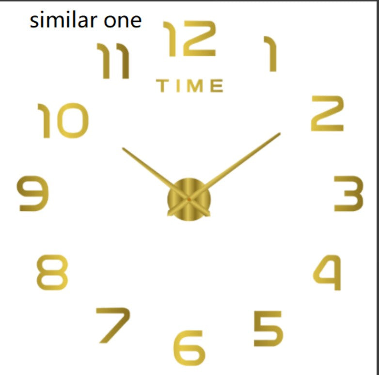 DIY 3D Frameless Wall Clock Kit