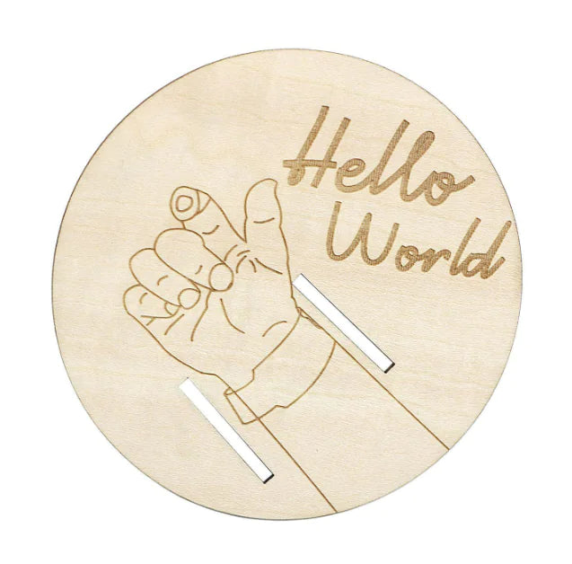 Personalized Baby Wooden Plaque